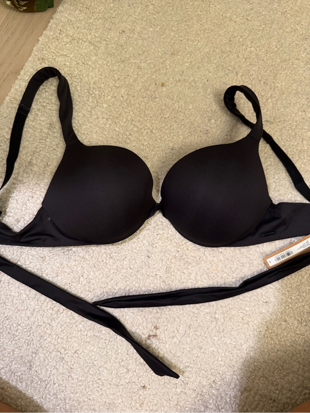 SKIMS Black Women’s Bikini Top